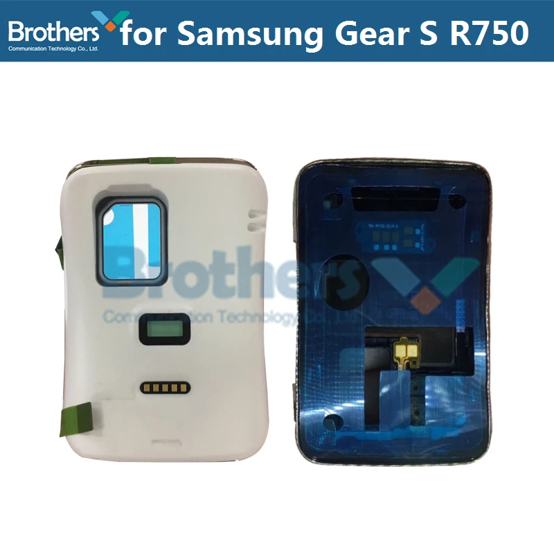 Передняя рамка для часов Samsung Gear S R750 задняя крышка корпуса Samsung SM-R750A R750P R750T держатель ЖК-дисплея оригинальный верхний.