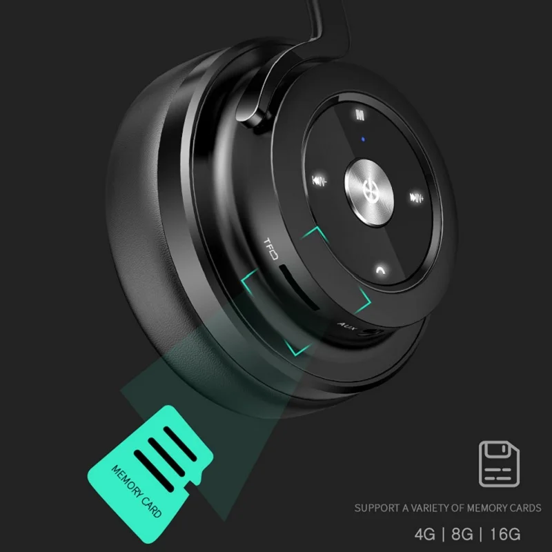 Picun P20 беспроводные Bluetooth наушники стерео HiFi Музыкальная гарнитура супер бас геймер наушники с микрофоном Поддержка карты памяти