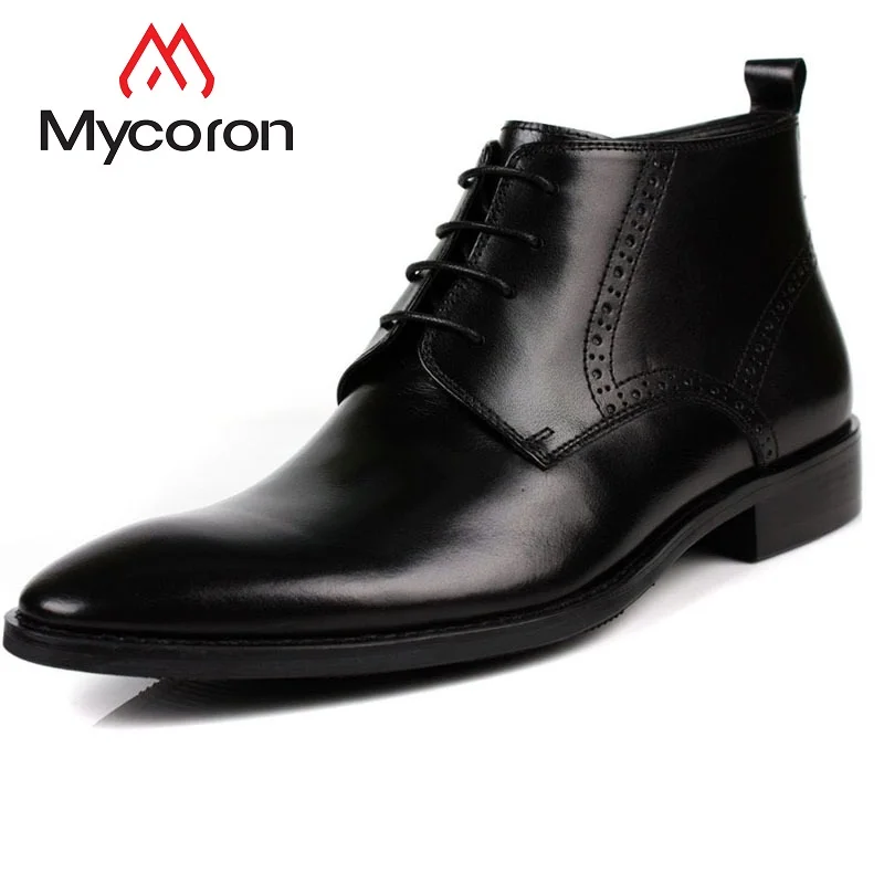 MYCORON/2019 мужские ботинки сезон осень-зима Ботильоны мотоциклетные martin Мужская