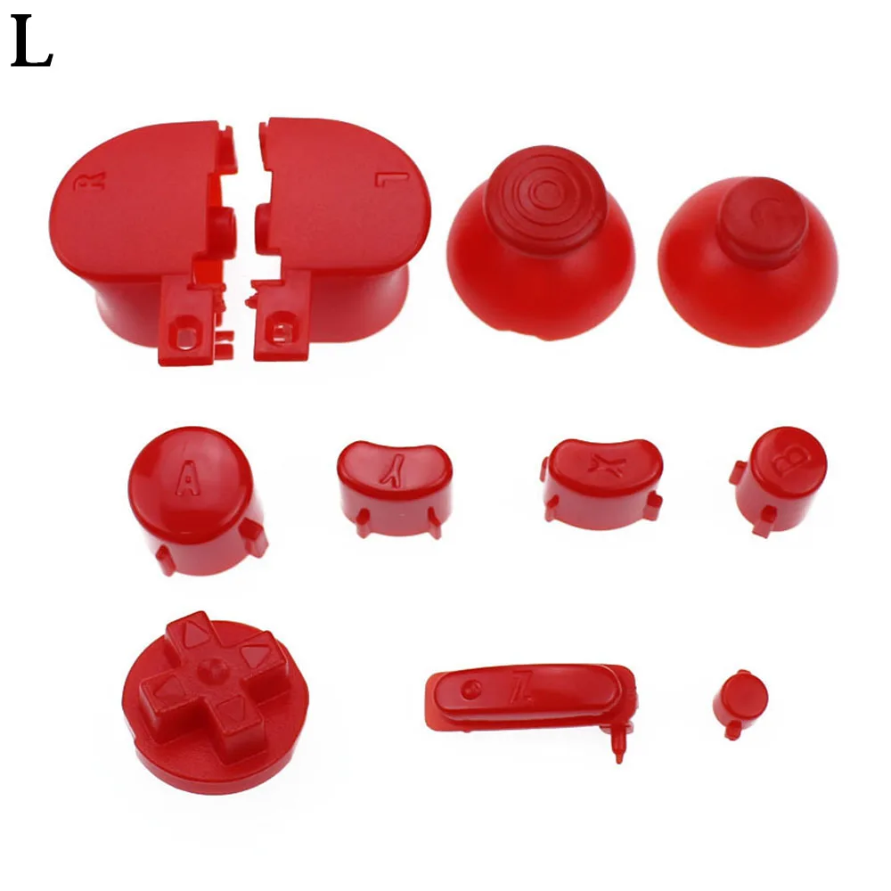 9sets Full set D Pads Power ON OFF Button for GameCube A B X Y L R Buttons and Analog High quality Joystick Stick Cap N GC | Электроника