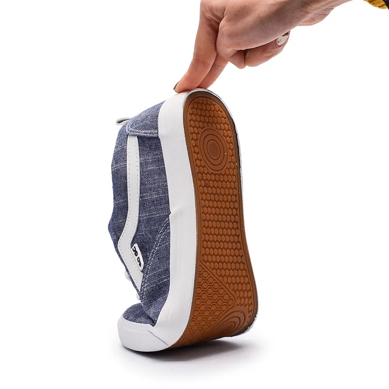 GOGC 2022 New spring Casual Shoes Men Sneakers Canvas Flat Lace-Up Vulcanized Loafers slipony G948 |
