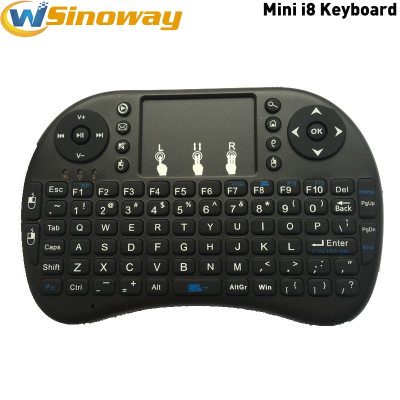 Мини-клавиатура i8 с английской или русской раскладкой беспроводной пульт