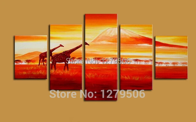 Картины ручной работы на холсте настенное искусство абстрактная картина вулкан