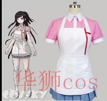 

Горячие продажи, супер Danganronpa 2 Косплэй Mikan Tsumiki костюмы из японского аниме подбирается по заказу полный комплект униформы вечерние костюмы н...