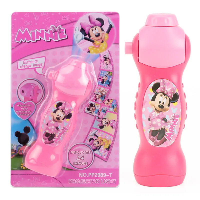 Mickey Детская история фонарик слайд-проектор игрушка динозавр из мультфильма проектор лампа 90 поворотный раннее просвещение образование детская игрушка Pikac - Цвет: Mickey