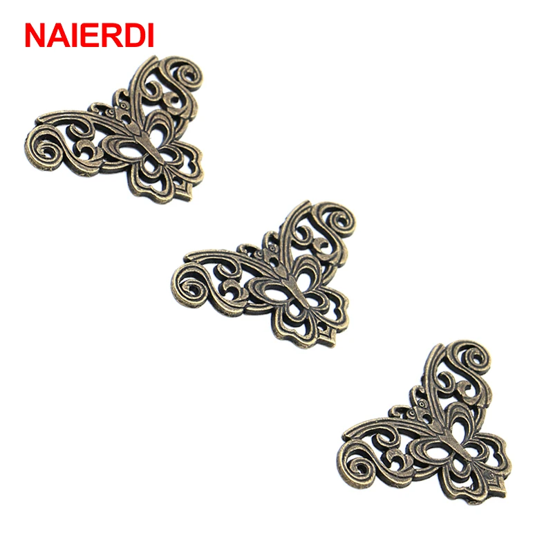 5 шт. NAIERDI античный Угловой протектор книга декоративный угловой кронштейн для