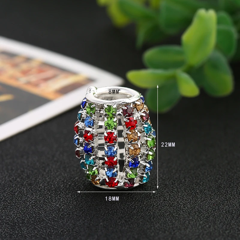 Суэф овальные ремесло Bbeads Rosegold Серебряный браслет хрустальные Подвески Spacer для