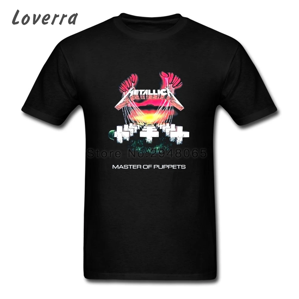 Бравада Для мужчин Camisas Metallica мастер Марионетки человек футболка Фитнес Oversize