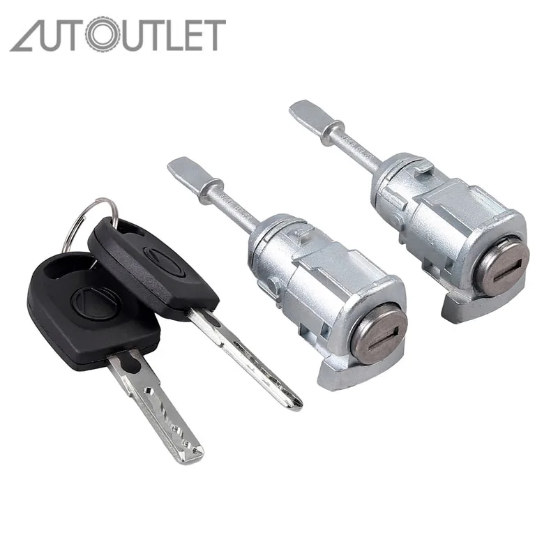 AUTOUTLET 2 шт закрывающийся цилиндр для VW PASSAT B5 3B(96-05) для LUPO дверной замок ключ левый и правый 3B0837167 3B0837168