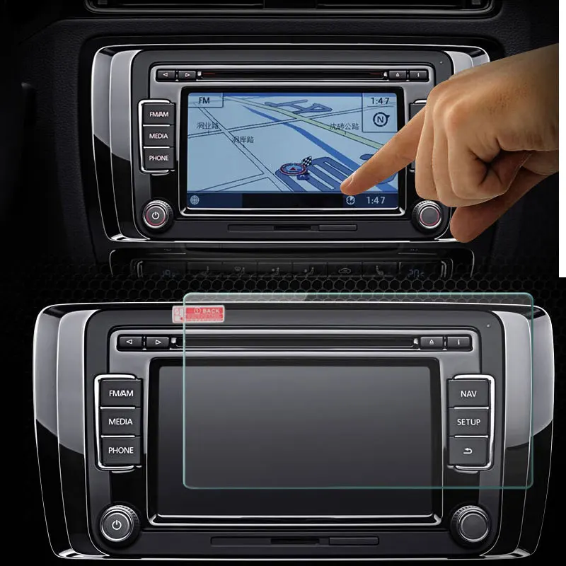 Universal 7 Inch Tablet Pad Car DVD GPS PDA MP4 Video Tempered Glass Screen Protector - 9H Dimension image 2