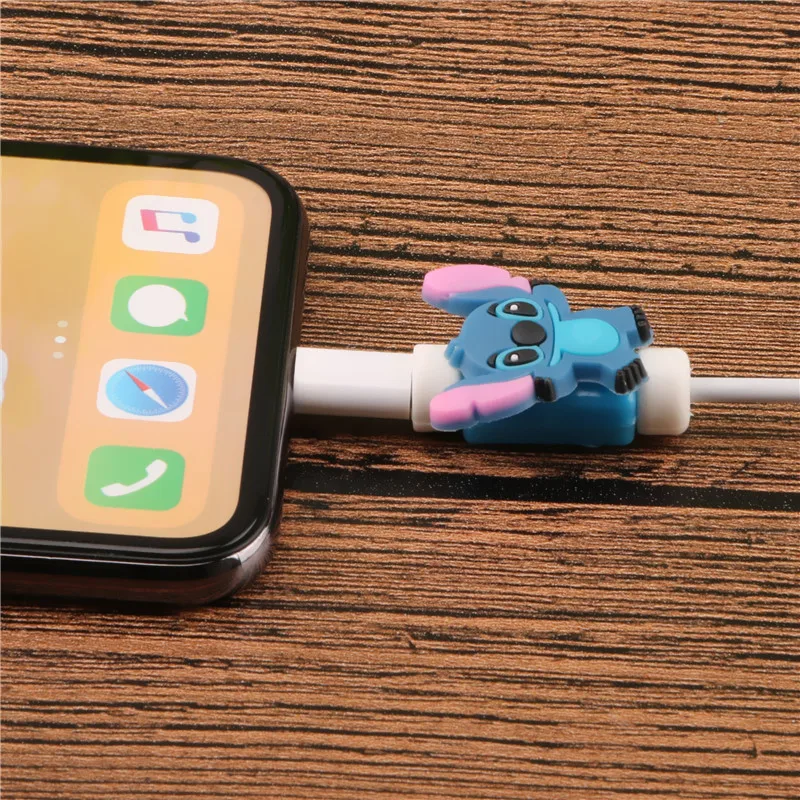 Usb-кабель для зарядки, защитный чехол для кабеля, мультяшный кабель, протектор для IPhone 9 6s 7 8 plus, кабель для защиты животных, милый подарок