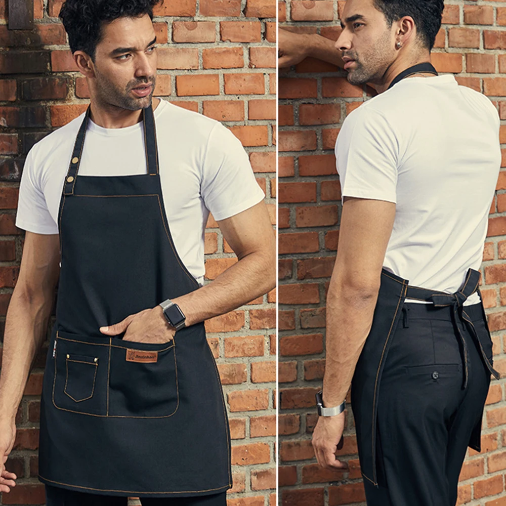 Фартук для шеф повара IF Новый модный кухонный фартук женщин и мужчин официанта