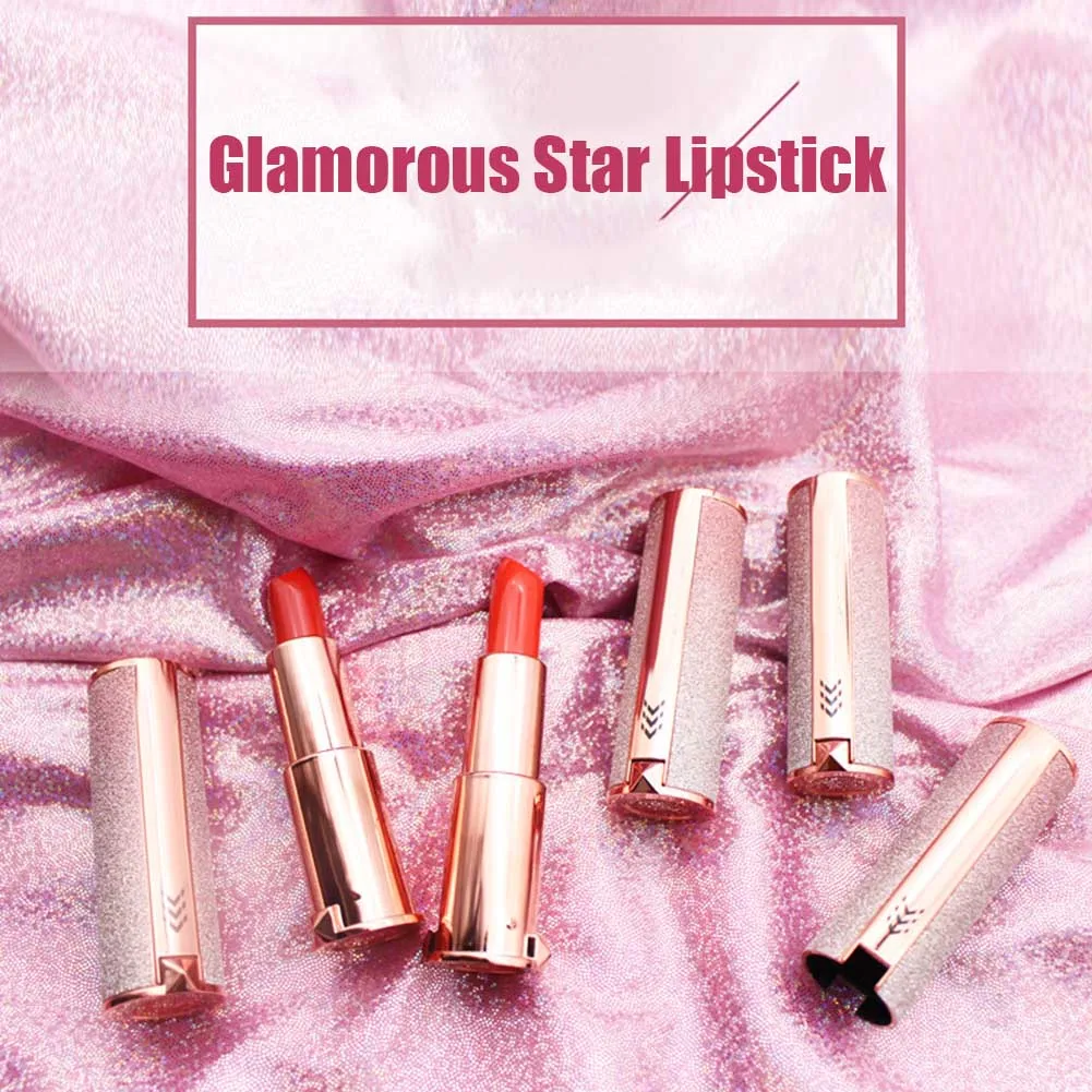Для женщин Lipstics Звездное длительный увлажняющая матовая помада для губ палочки