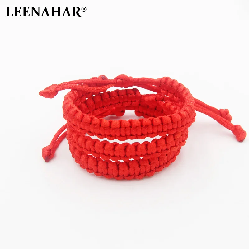 LEENAHAR 2018 Kabbalah Red Lucky String Оптовая Продажа 10 шт. китайские красные string Браслеты