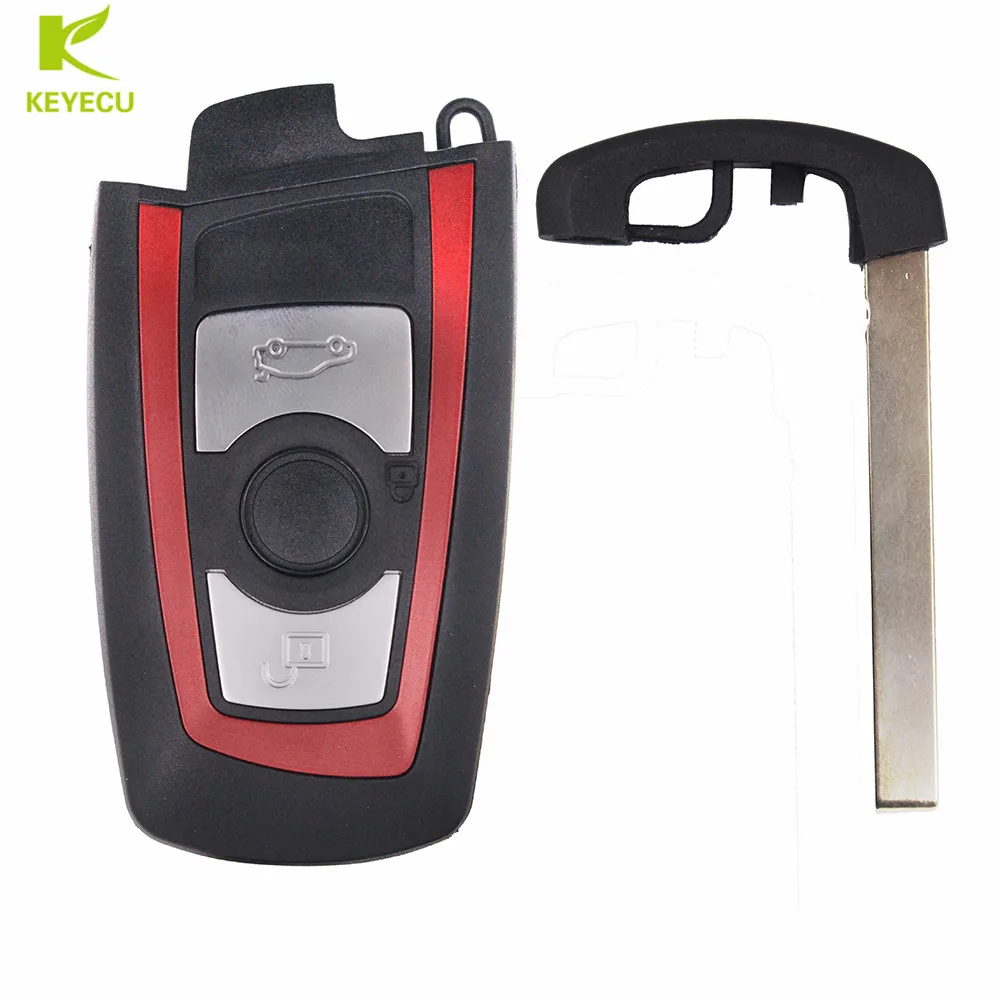 KEYECU красный дистанционный смарт ключ брелок 315 МГц YGOHUF5662 434 HUF5767 868 HUF5661 для BMW F Chass 5