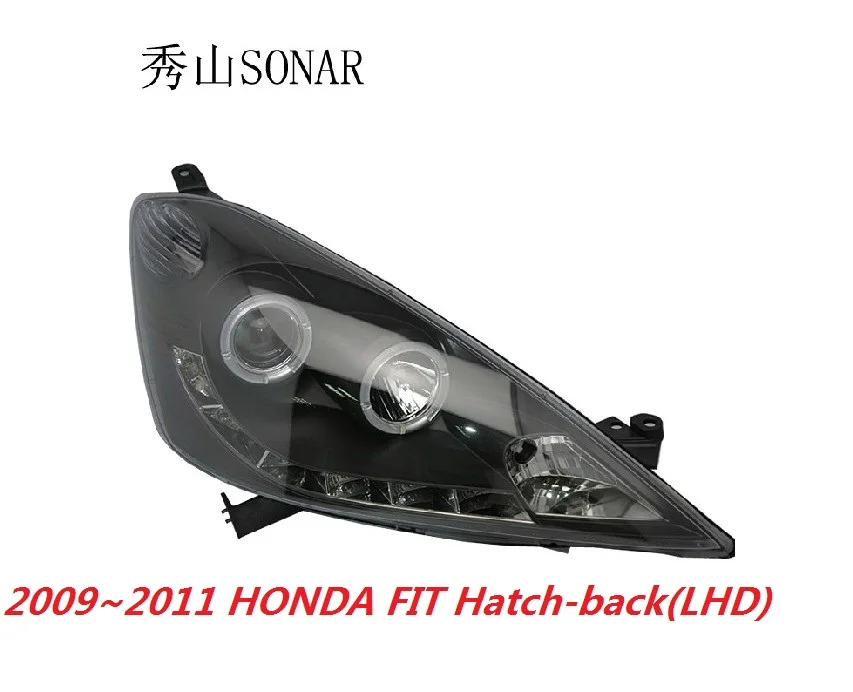 Jazz fit DRL2009 2010 2011 2012 году 2 шт задний бампер противотуманный фонарь для Fit фары hid
