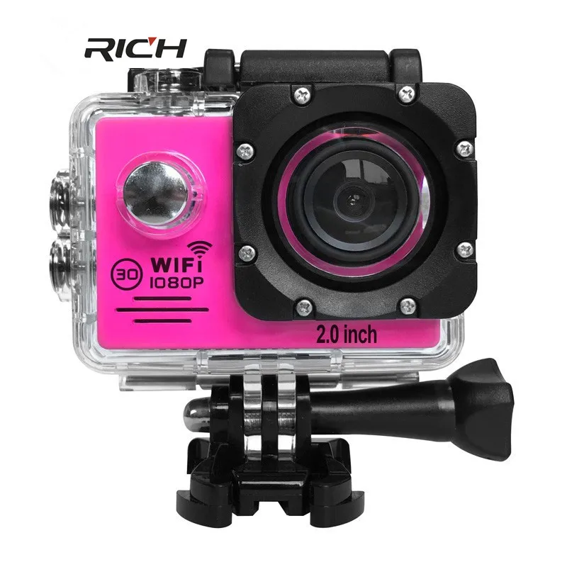 Богатая Спортивная камера SJ7000 s 1080P Экшн 12MP WiFi 30M Водонепроницаемая 2.0LCD Full HD DVR