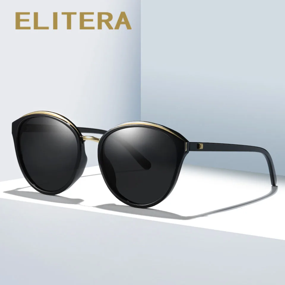 Роскошные круглые солнцезащитные очки ELITERA женские брендовые дизайнерские