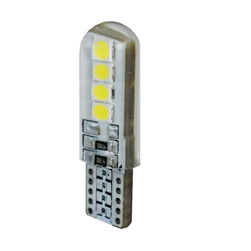 Силиконовый чехол T10 W5W 8 SMD 3030 светодиодный автомобильный фонарь для чтения 192 501