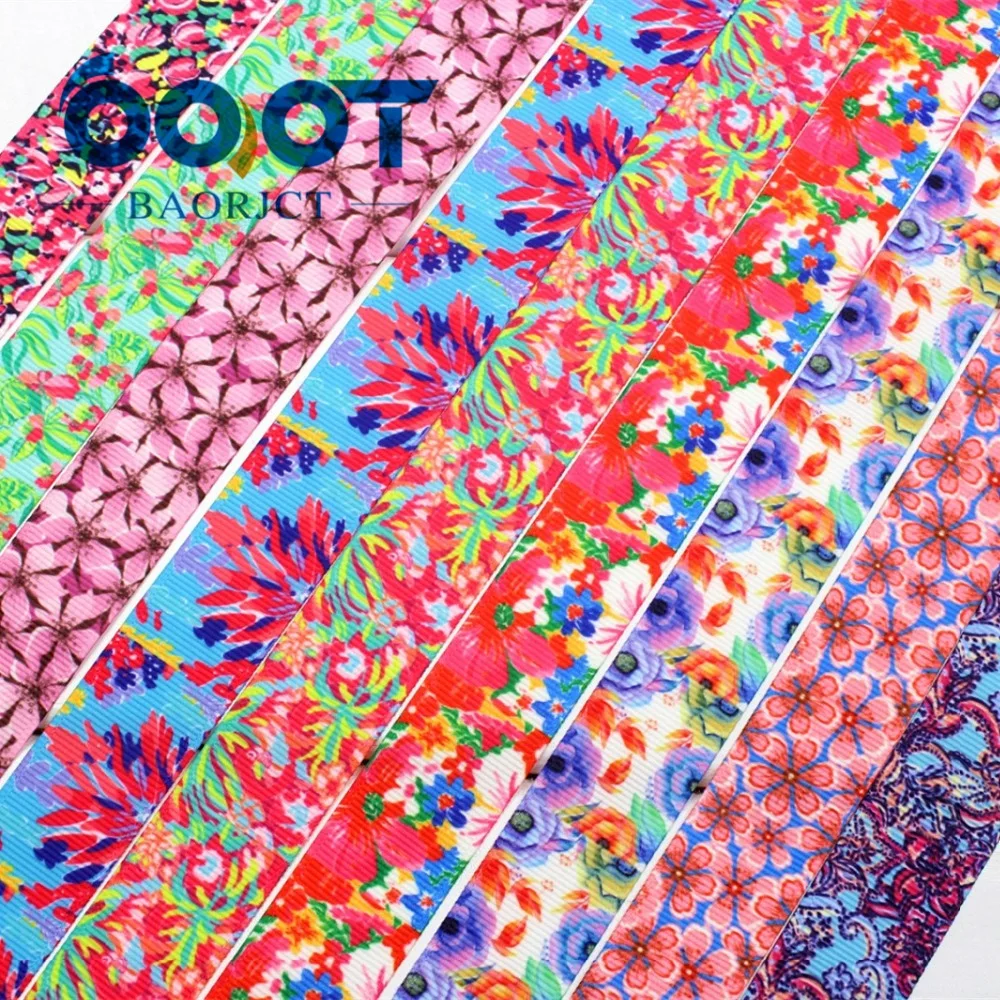 OOOT BAORJCT 17223115 1 'ཕ ММ мультфильм Печатных grosgrain ленты DIY handmadeHair аксессуары