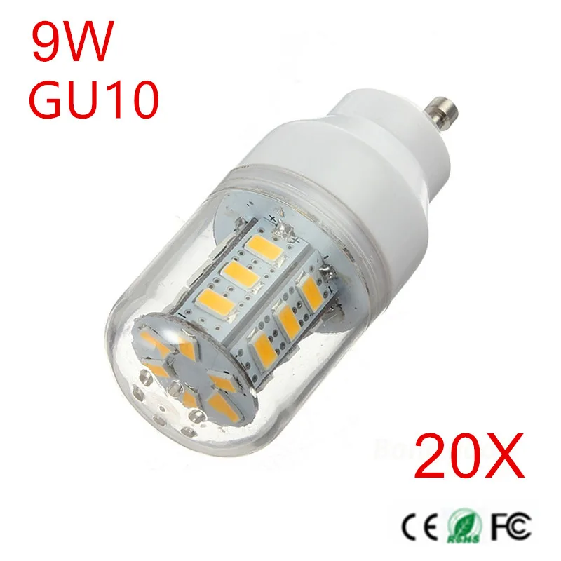 

20PCS High Lumen 5730 Chip B22 LED Corn Bulb light AC220V 230V 240V 24LEDs Super Bright Lamp Replace 50W Incandescent