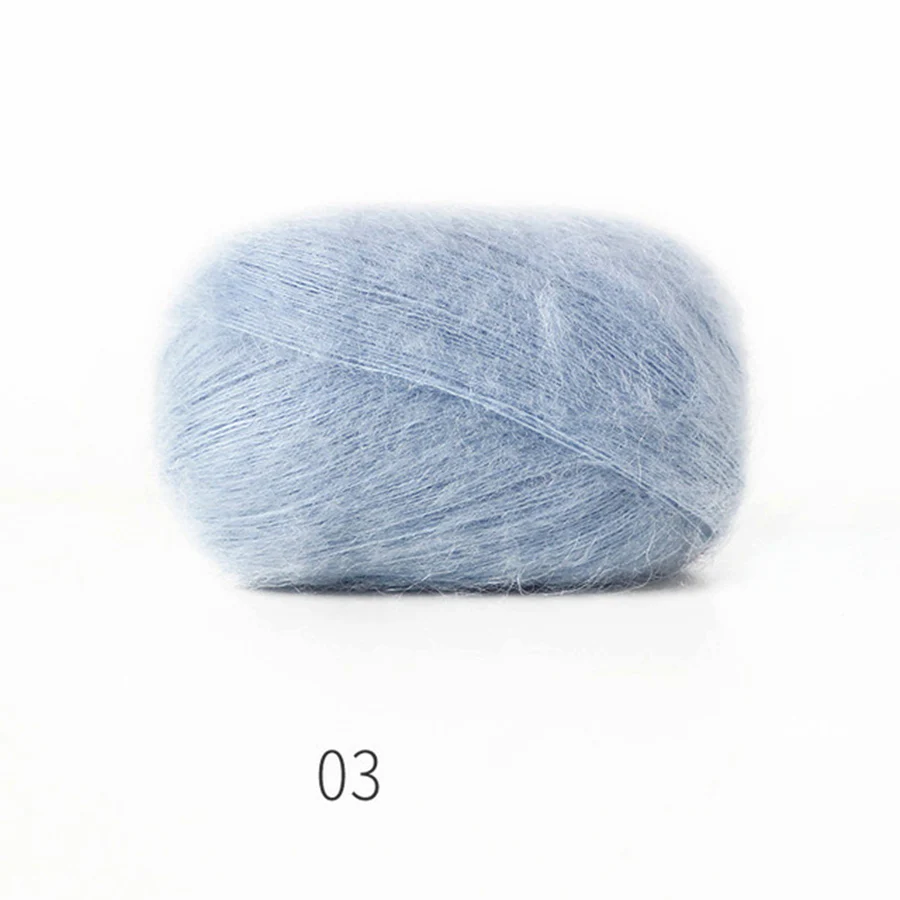 50 г/шар окрашенная мохеровая пряжа летняя мода кашемир шерсть для вязания