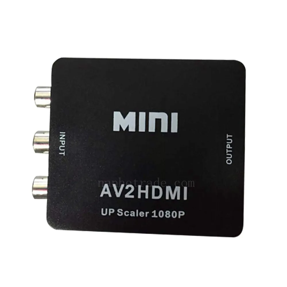 Ssriver RCA для HDMI AV к 1080 P AV2HDMI Мини конвертер преобразователь сигнала ТВ VHS