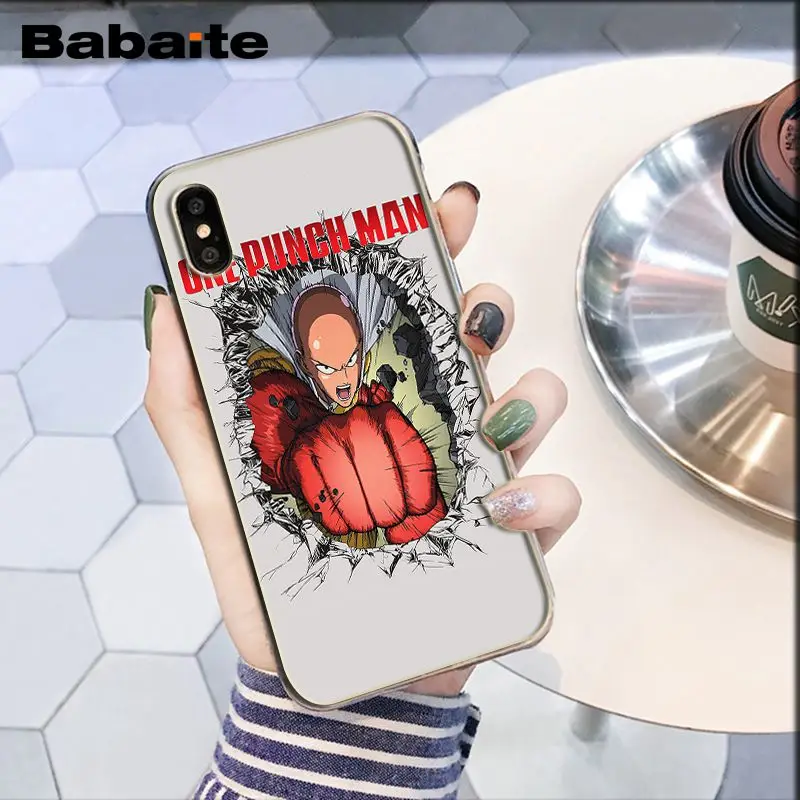 Babaite One Punch Man прекрасные отличные аксессуары для телефона чехол iphone 5 5s 5c SE и 6 6s 7 7plus