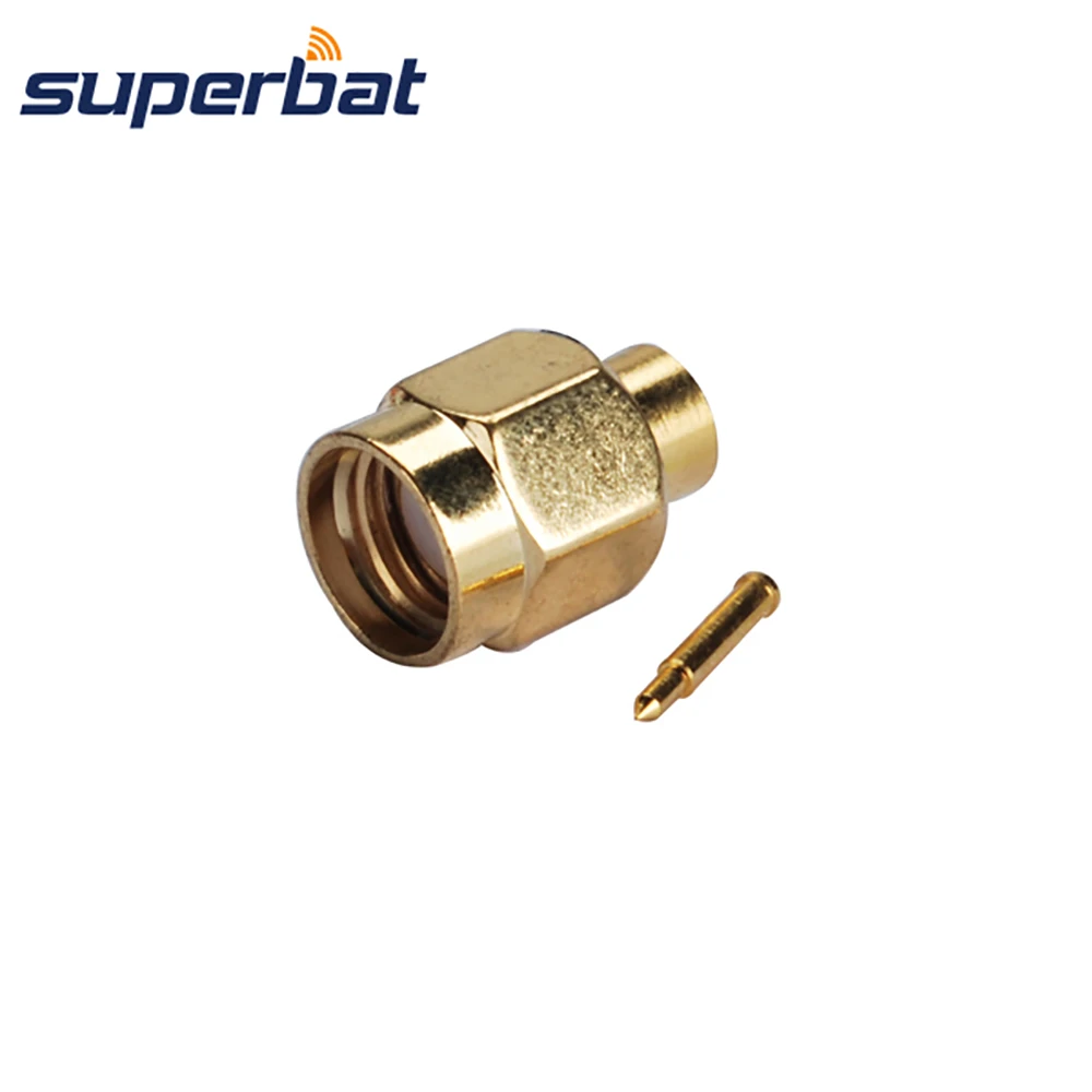 5 шт. штекеры SMA для полужесткого кабеля 141 дюйма RG402 RF|rg402 coaxial cable|male malemale plug |