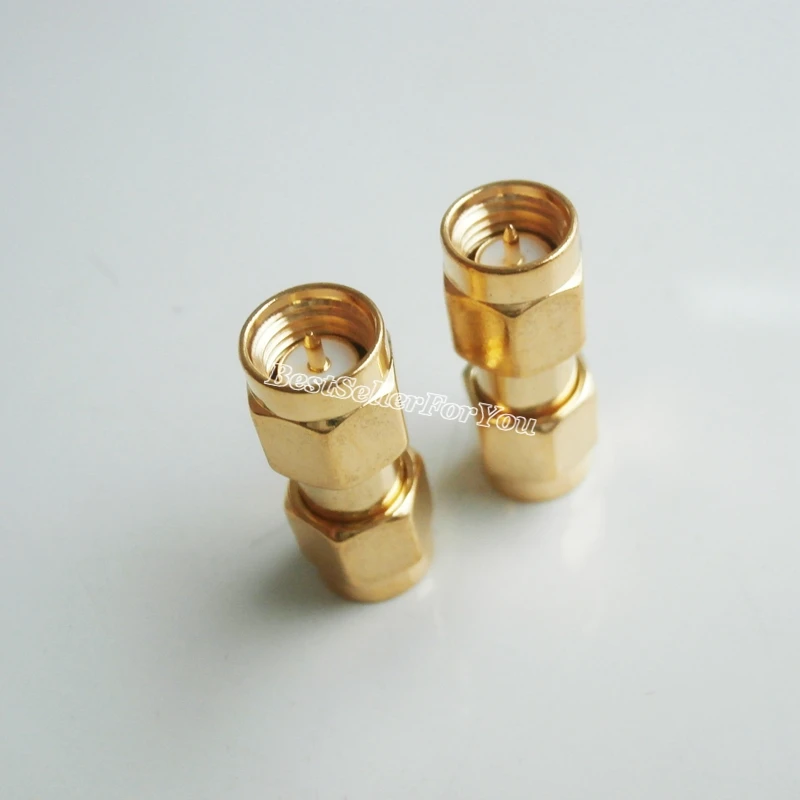 1 шт. адаптер SMA штекер RF разъем прямой позолоченный|sma male connector|sma plug connectorsma rf connector |