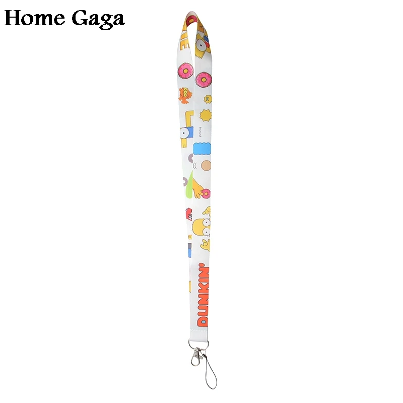Homegaga мультяшный брелок, ремешок, тесьма, лента на шею, тканевый, para, значок, держатель для телефона, ожерелье, аксессуары D1480