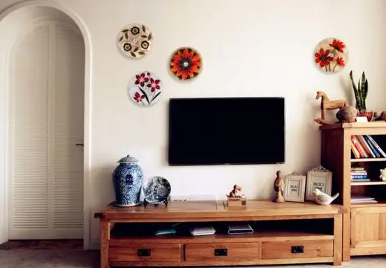 Домашний декор настенные тарелки 12 дюймов ТВ фоновые тарелки kitchenroom классический дизайн художественный Декор тарелки расписанные вручную