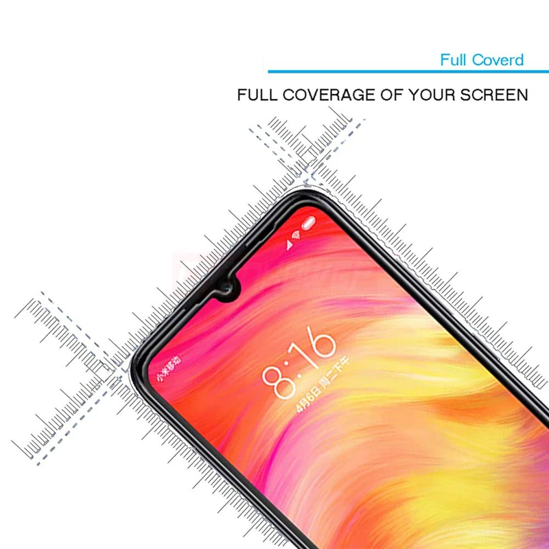 Закаленное стекло с полным покрытием для Xiaomi Redmi K20 Pro Mi 9T A2 Lite Защита экрана Note 7 6 5
