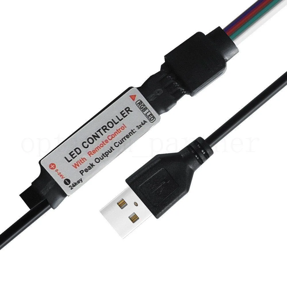 Светодиодная ленсветильник RGB 5050 50 200 см USB лента подсветка для телевизора