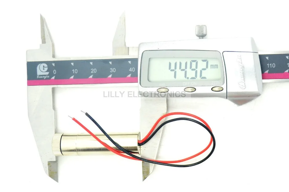 Регулируемый лазерный точечный модуль 40 нм фиолетовый синий 100 мВт 12x40 мм