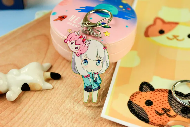 as pictured Аниме эроманга-сэнсэй Izumi Sagiri акриловая фигурка кулон брелок украшение Коллекция Модель игрушки Косплей - Цвет: as pictured