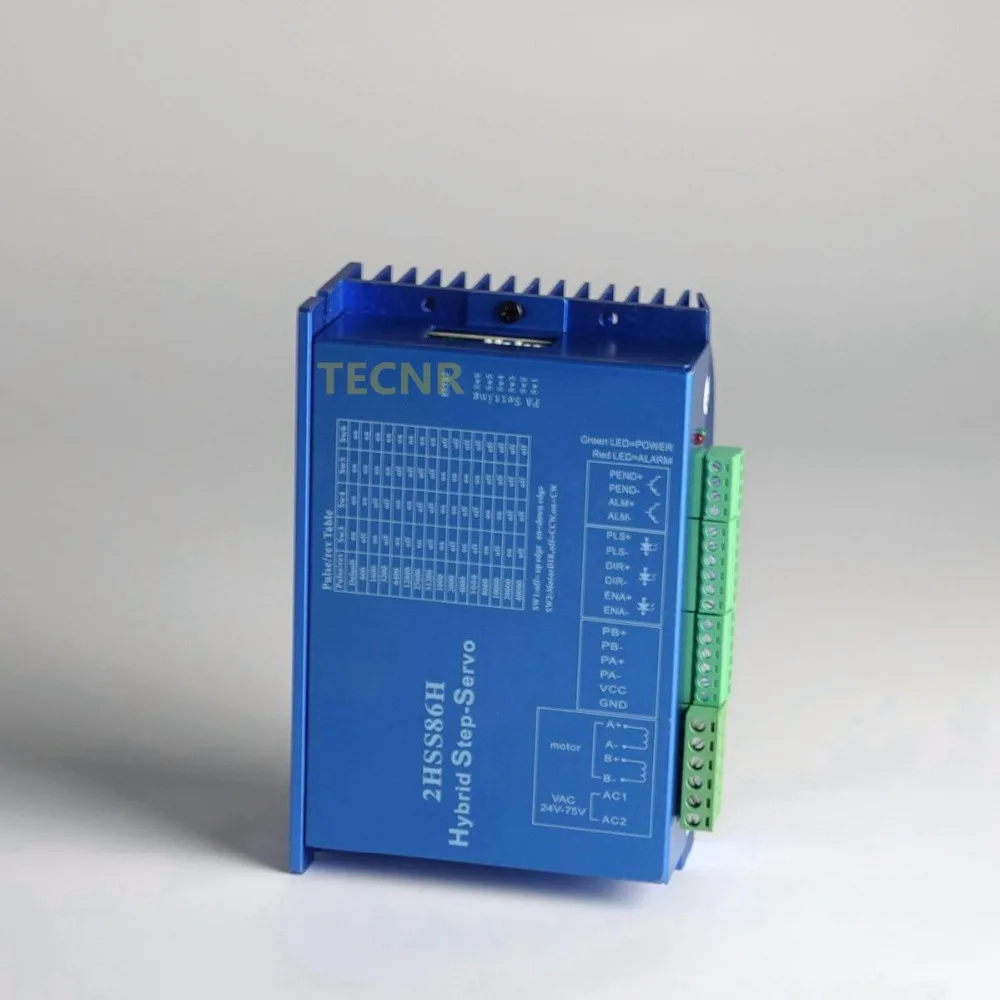 NEMA 34 замкнутый цикл 12NM 6A L 156 мм 2 фазный шаговый двигатель драйвер 86J18156EC 1000 + 2HSS86H