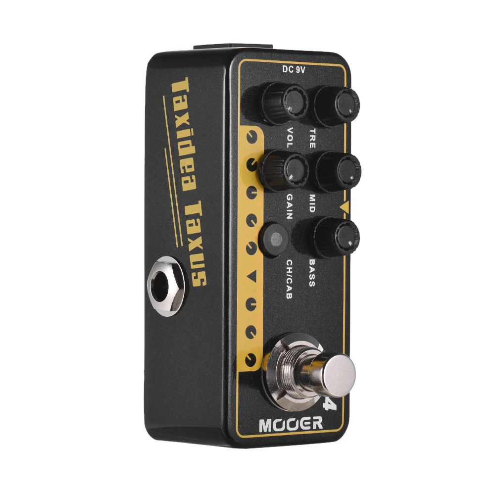 Mooer MICRO PREAMP серия 014 Taxidea Тис современной цифровой предусилитель гитарная педаль 3