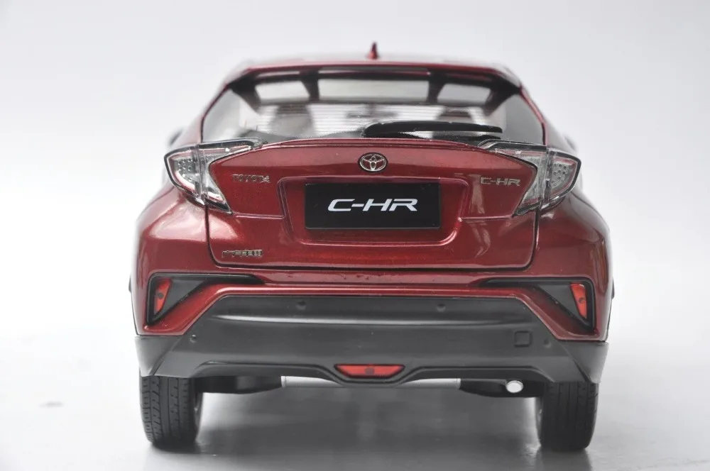 1:18 литье под давлением модель для Toyota C-HR все красные и синие Interier Игрушечная машина из сплава миниатюрная коллекция подарки CHR C HR