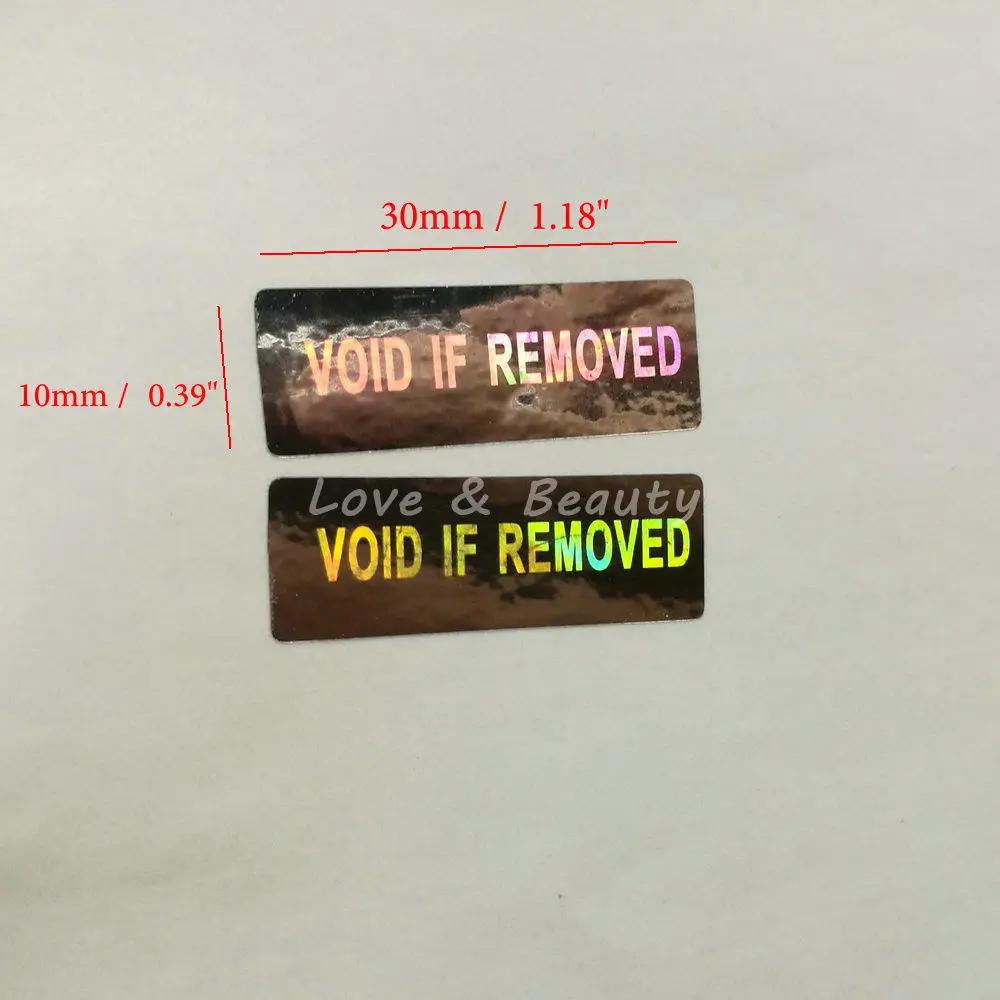 500 шт. лазерная голограмма VOID при удалении защитные наклейки|stickers playstation|sticker