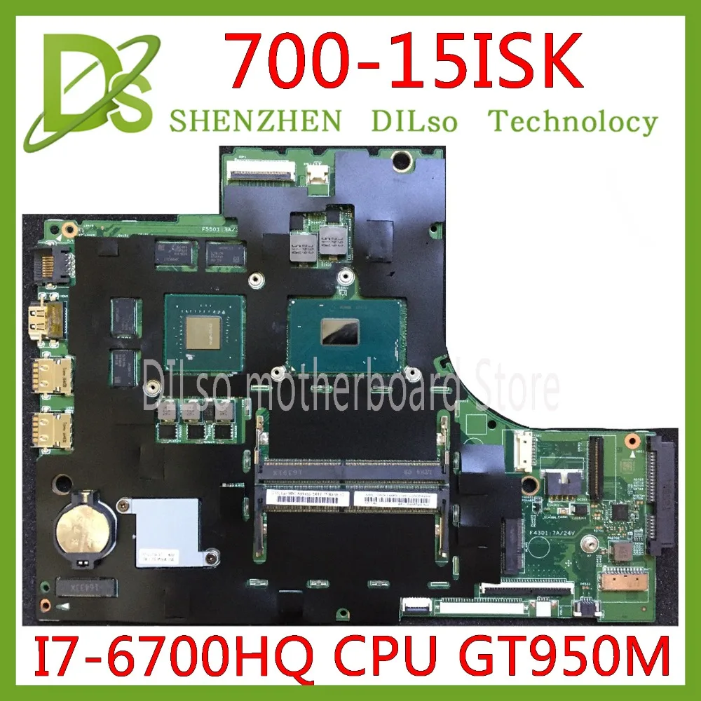 KEFU 700-15ISK материнская плата для ноутбука lenovo 700-15 700-15ISK motherbaord DDR4 I7-6700HQ GTX950-4GB 15221-1M 448.06R01.001M