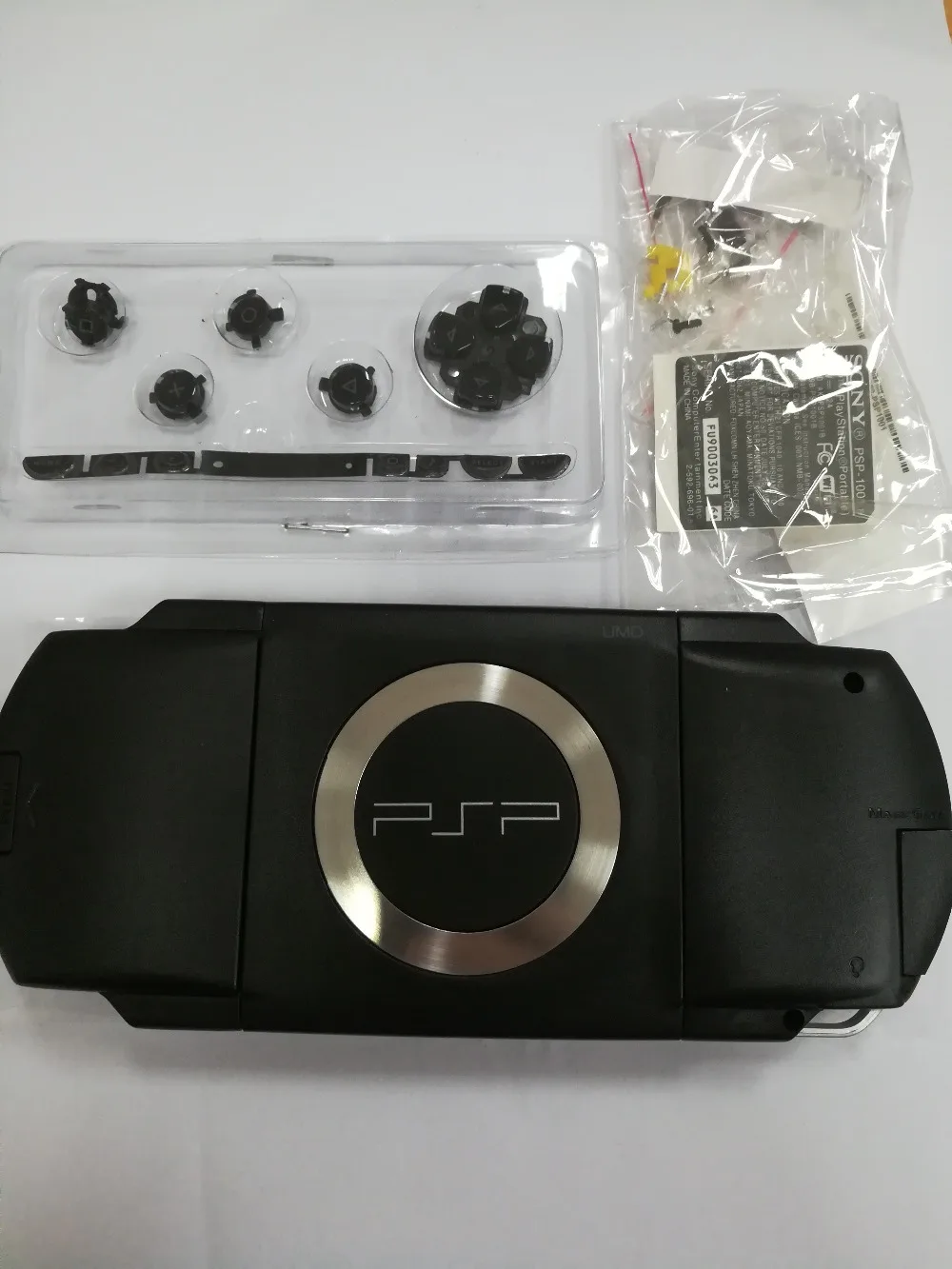 Сменный Чехол для PSP 1000 7 цветов полный консоли с набором кнопок белый черный |