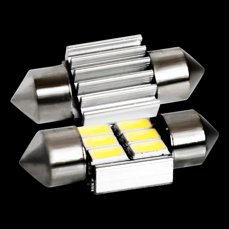 1 шт. 31 мм C5W C10W C3W SV8.5 6 светодиодов 5630 smd гирлянда CANBUS без ошибок автомобильный