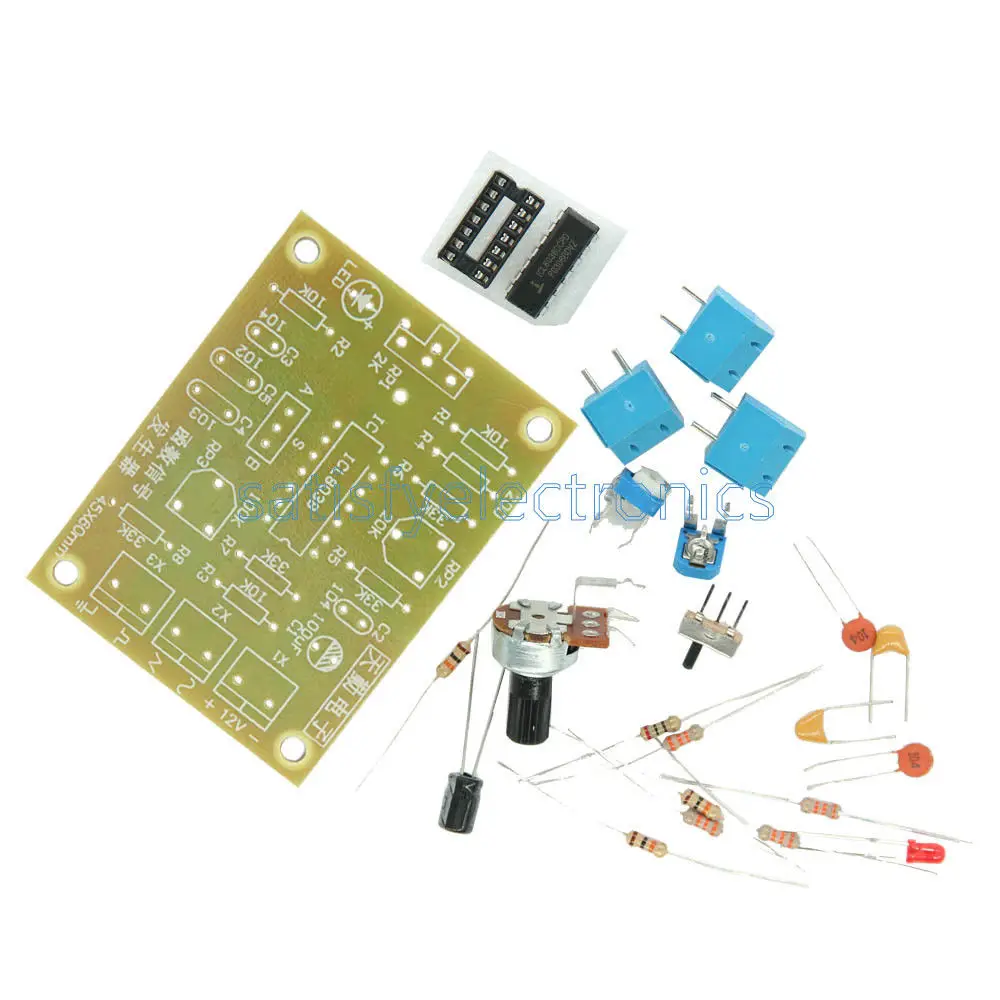 ICL8038 модуль монолитного генератора сигналов комплект DIY синусоидальный