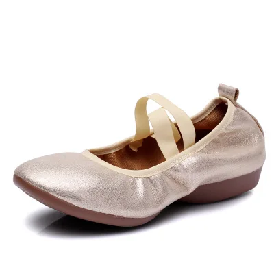 gold Ismrcl горячая Распродажа плюс size35~ 42 низкая высота каблука около 2 см женские туфли, плоская подошва, Танцы кроссовки для женщин современная танцевальная обувь plaza - Цвет: gold