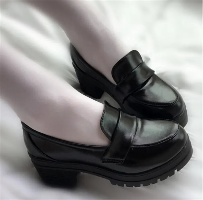 Аниме japones amor vivo sol Cosplay zapatos Takami Chika ninas JK Aqours uniforme escolar A480|Туфли| |