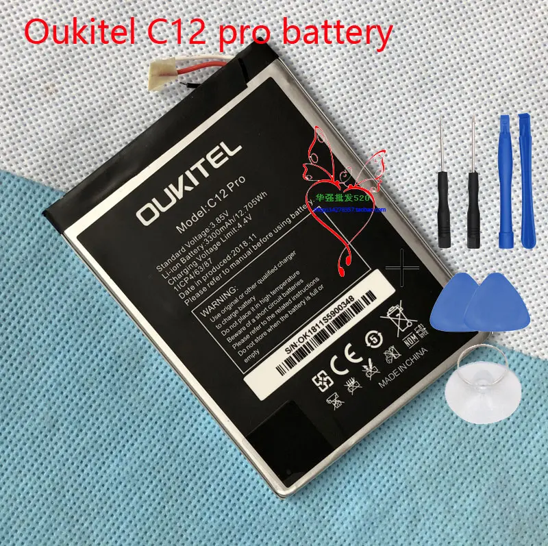 

Original C12 PRO Battery New 6.18inch oukitel c12 pro Mobile Phone Battery