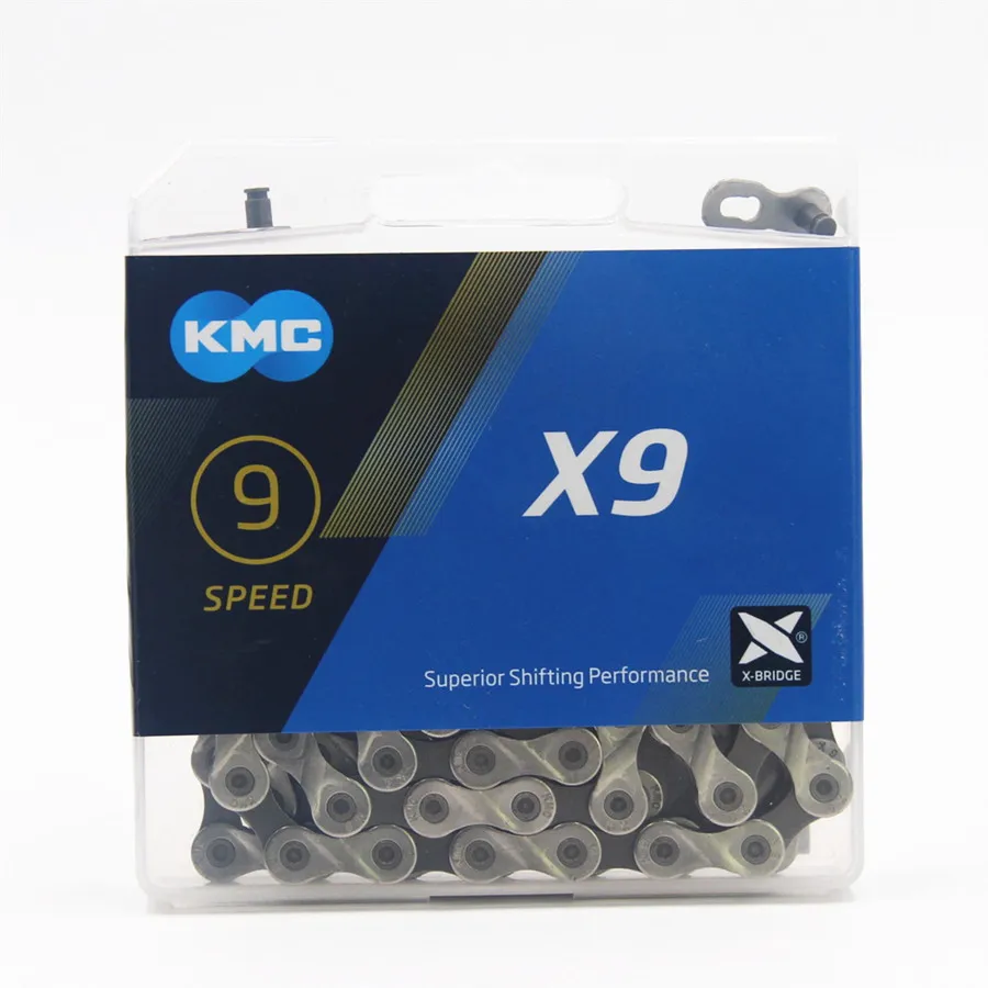 KMC X9.93 цепь 9 18 27 скорость горный велосипед цепь X9 MTB дорожный велосипед 116L цепи