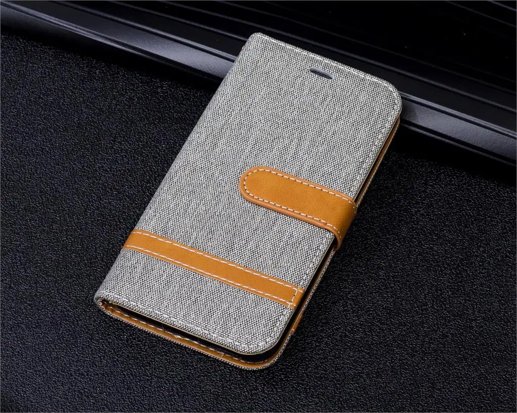 Для sony Xperia 10 XA2 Ультра чехол из джинсовой ткани Coque Etui чехол для sony Xperia XA1 Plus XZ1 Compact XZ Премиум ТПУ чехол - Цвет: gray