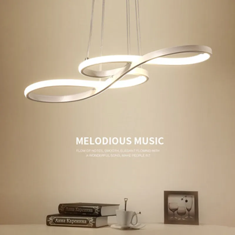 Led столовая люстра простой современный барная Люстра Творческий индивидуальный